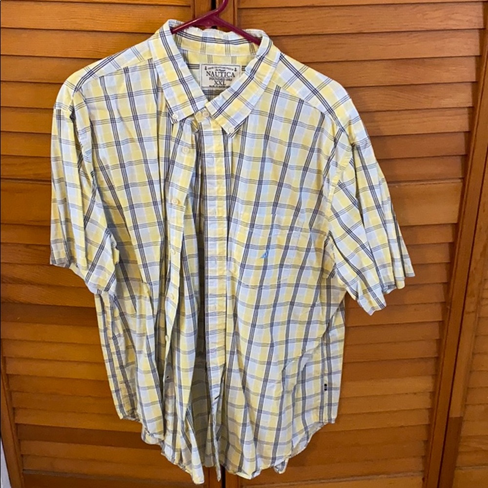Nautica short sleeve button down size XL